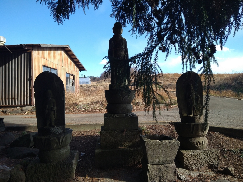 社殿以外にもたくさんの石仏などが祀られています。
