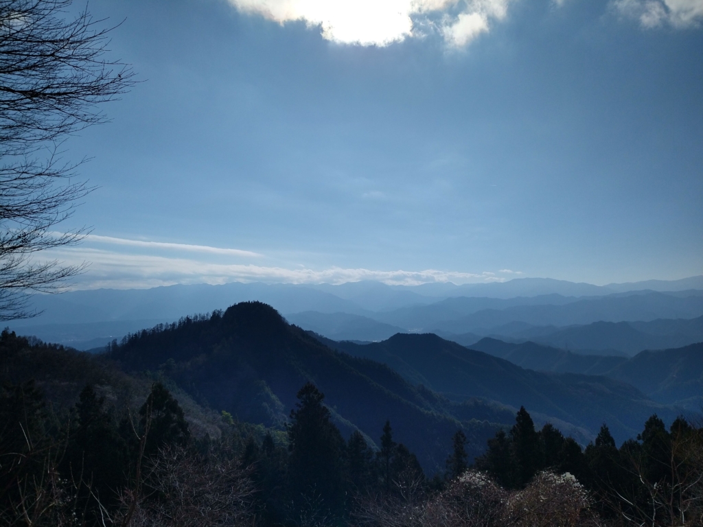 城峰神社からの眺め。いつも空気が済んでて気持ち良い。