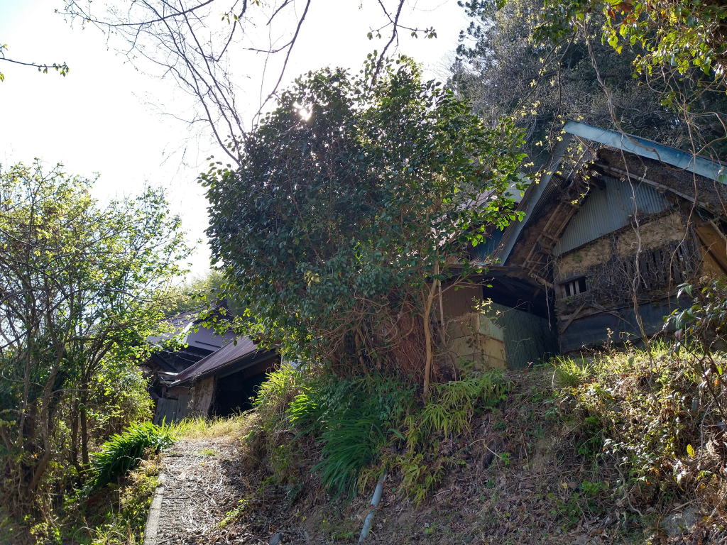 山神社②の近くにあった良い感じの廃屋。