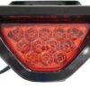 Amazon.co.jp: ストップランプ 12発仕様 高速点滅 赤レンズ 車ランプ 車ライト ランプ